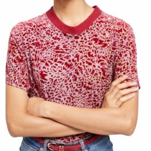 Free People (We The Free ) Velour Top Size Medium - Picture 11 of 15